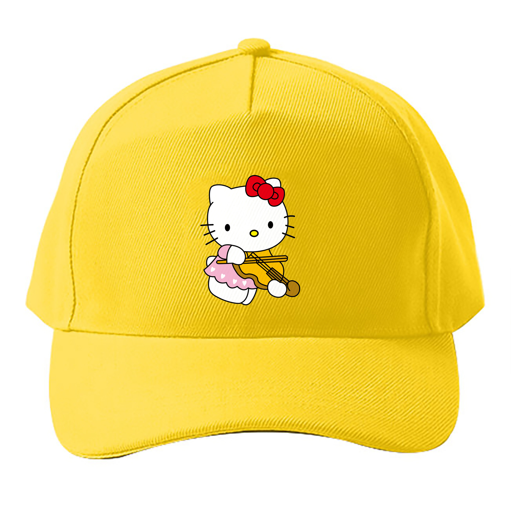 （画像用） Hello Kitty ハローキティ ベースボールキャップ 綿100％ 男女兼用 帽子 スポーツ